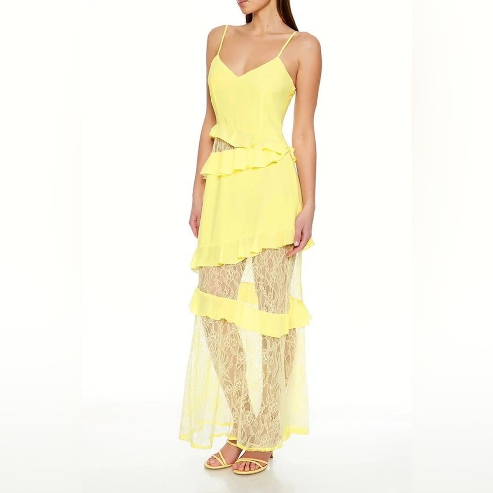 Forever 21 Light Yellow Dress